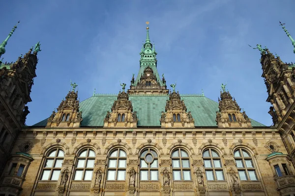 Câmara Municipal Hamburgo Alemanha — Fotografia de Stock