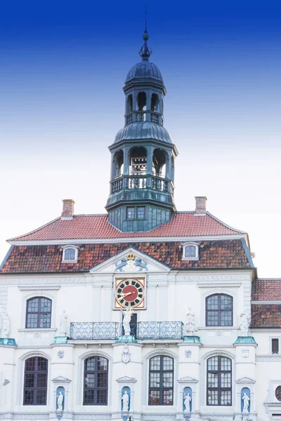 Lueneburg Baja Sajonia Alemania Julio 2018 Linterna Farola Vintage Con — Foto de Stock