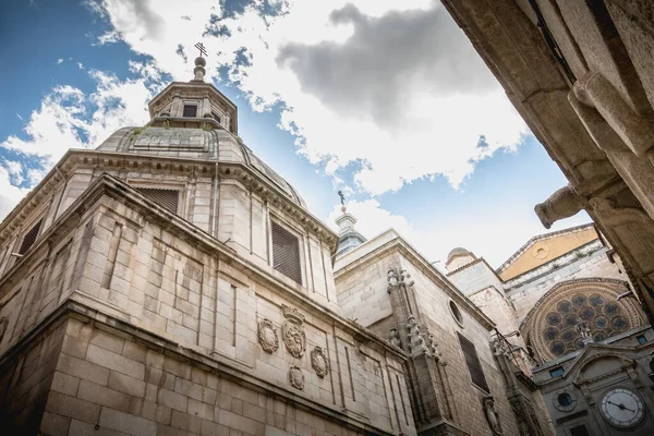 Detalhe Arquitetônico Catedral Santa Maria Toledo — Fotografia de Stock