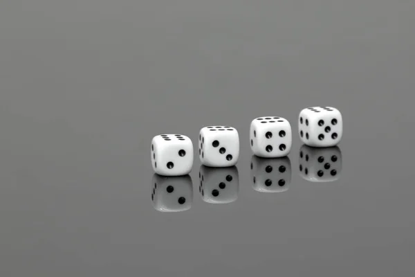 Jogo Dados Jogos Azar Cubos Casino — Fotografia de Stock