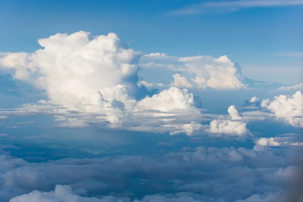Όμορφη Εναέρια Άποψη Μπλε Ουρανό Σύννεφα — Φωτογραφία Αρχείου