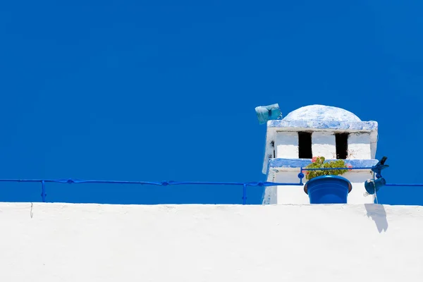 Ciel Blanc Bleu Avec Des Nuages Arrière Plan — Photo