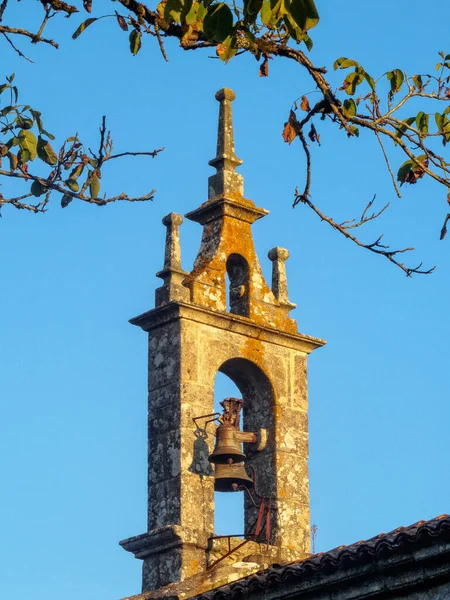 Bell Gable Mary Church Melide Galicia Ισπανία — Φωτογραφία Αρχείου
