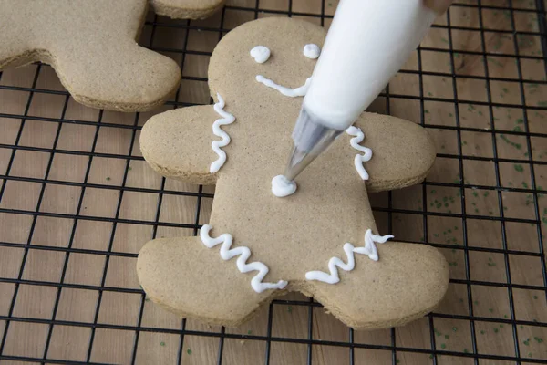 Decoración Los Hombres Jengibre Para Navidad — Foto de Stock