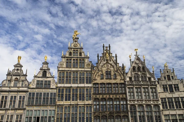 Das Bild Zeigt Eine Historische Häuserfront Antwerpen — Stockfoto
