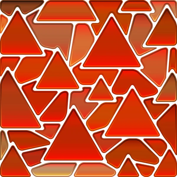 스테인드글라스 모자이크 삼각형 — 스톡 사진