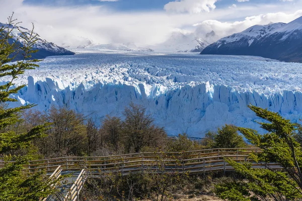 Παγετώνας Περίτο Μορένο Στην Εθνικού Πάρκου Los Glaciares Στην Αργεντινή — Φωτογραφία Αρχείου