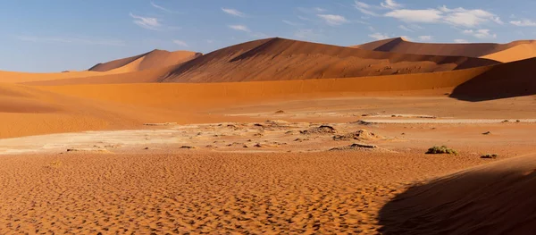 Bela Paisagem Nascer Sol Escondido Dead Vlei Deserto Namib Vista — Fotografia de Stock