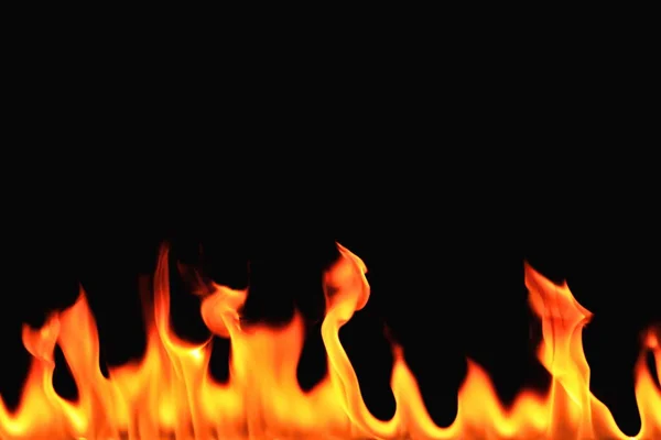 Пылающий Пламень Качестве Фона — стоковое фото