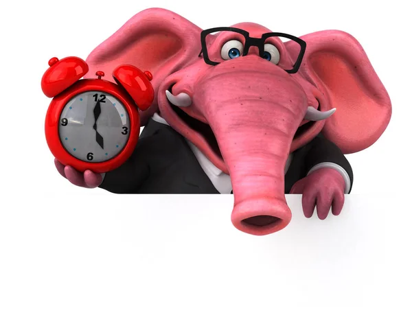 Pink Elephant Ilustracja — Zdjęcie stockowe