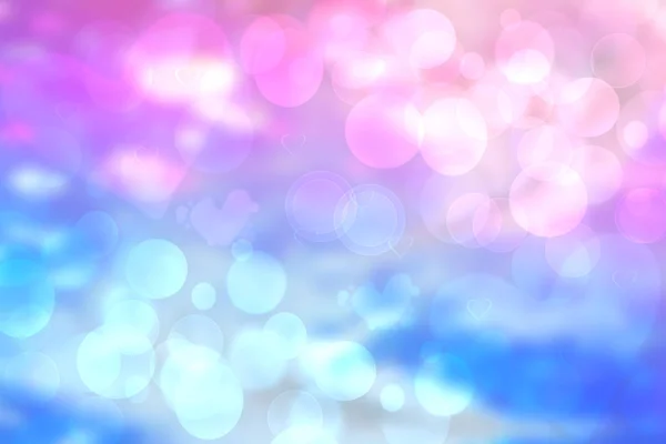 Textura Fondo Pastel Borrosa Azul Rosa Abstracta Con Luces Bokeh — Foto de Stock