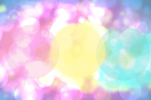 Abstrakte Festliche Frische Pastell Hintergrund Textur Mit Kreisförmigen Bokeh Lichter — Stockfoto