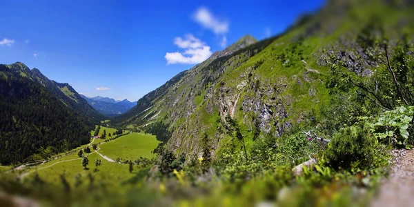 Oytal Vysoký Bavorských Alpách — Stock fotografie