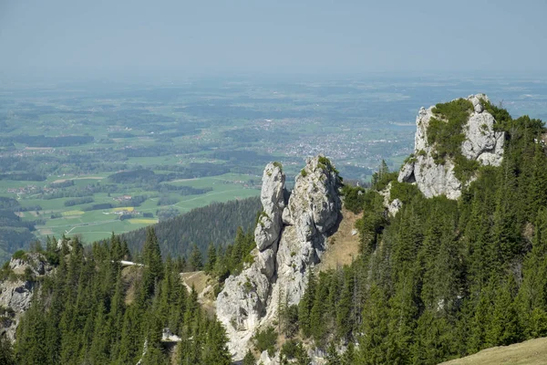 Landschaftsbild Auf Der Kampenwand Bayern Deutschland Frühling — Stockfoto