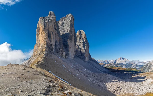 Tres Picos Norte Dolomitas Tirol Del Sur — Foto de Stock