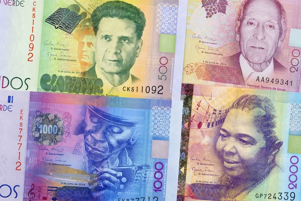 Cape Verdean Money Business Background Escudos — стокове фото