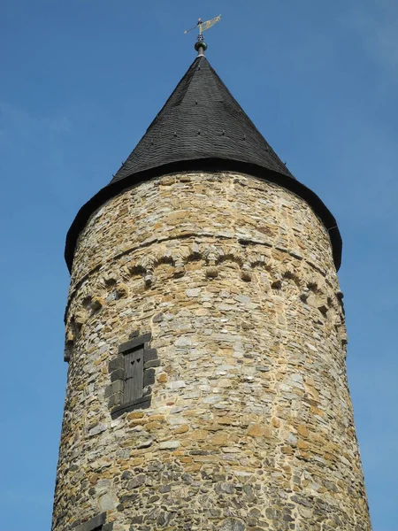Malowniczy Widok Piękną Średniowieczną Architekturę Twierdzy — Zdjęcie stockowe