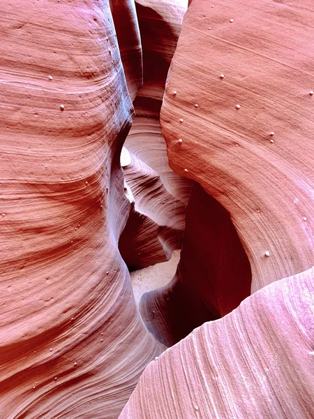 Fantastisk Utsikt Och Närbilder Antelope Canyon Page Arizona Navajo Nationen — Stockfoto