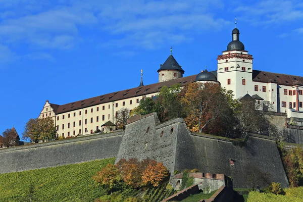 Würzburg Daki Marienberg Kalesi — Stok fotoğraf