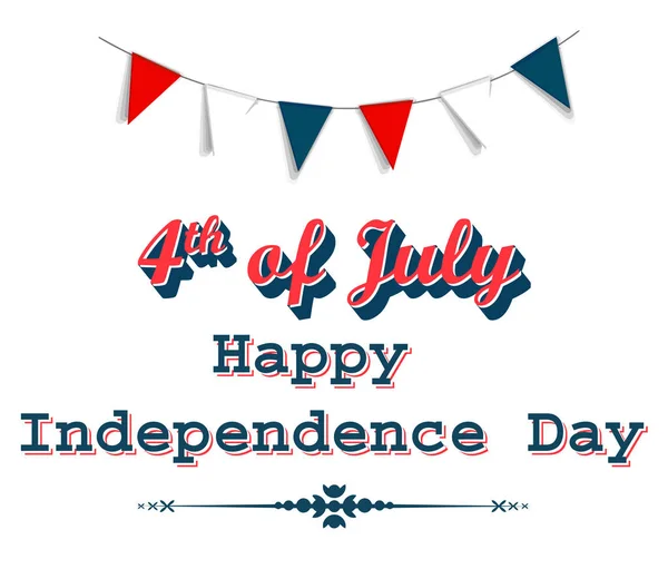 Independência Dia Eua Julho Patriótico Memorial Ilustração — Fotografia de Stock