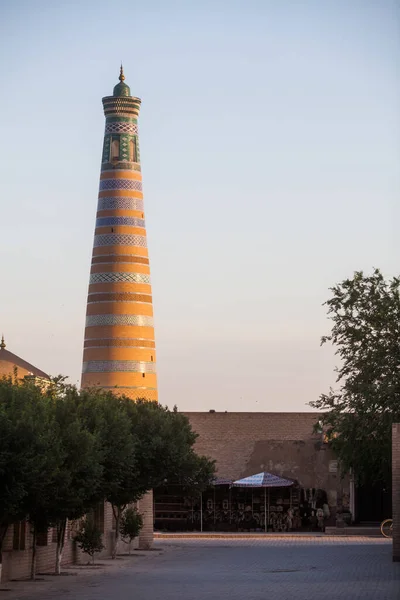 Islam Khoja Minaret Khiva Uzbekistan — Stockfoto