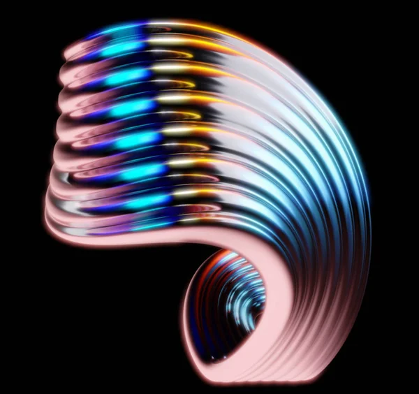 Абстрактні Хвилі Ілюстрація — стокове фото