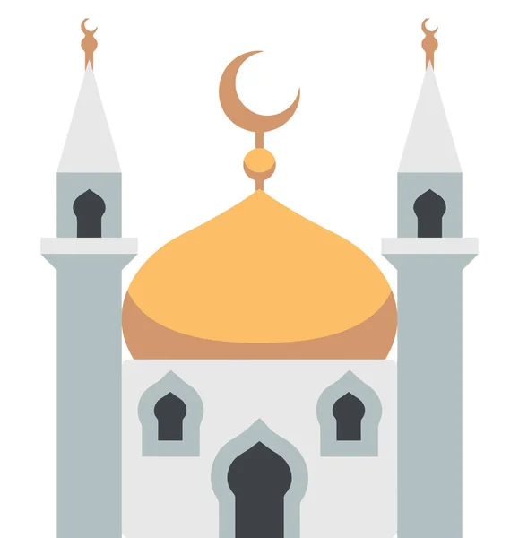 Islamitische Moskee Moslim Architectuur Ramadan Arabische Illustratie — Stockfoto
