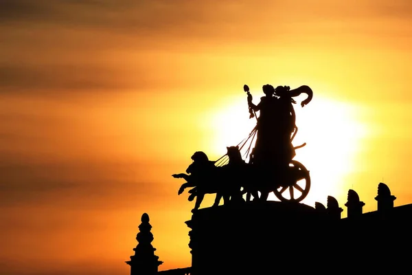Дрезден Город Саксонии Многими Историческими Достопримечательностями — стоковое фото