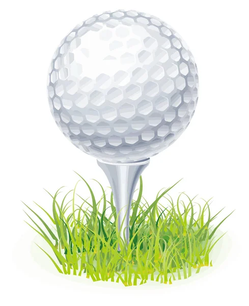 Clip Golf Bal Gras Hobby Sport Illustratie — Stockfoto