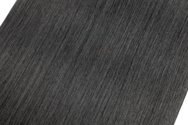 Nahaufnahme Auf Luxuriösen Glatten Schwarzen Haaren — Stockfoto