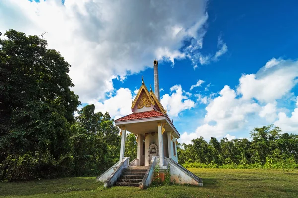 Paisagem Tailândia Com Edifício Para Cremação — Fotografia de Stock