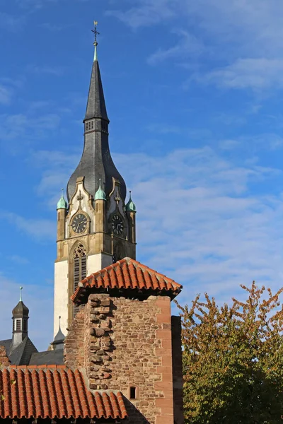 Toren Van Vredeskerk Heidelberg Handschuhsheim District — Stockfoto