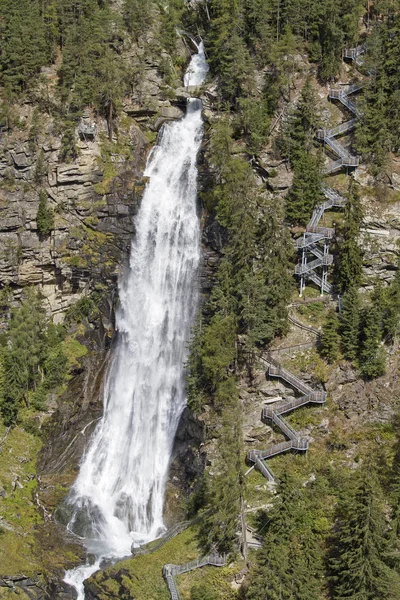 The mighty Stuiben waterfall is the highest waterfall in Tyrol with a drop of 159 meters