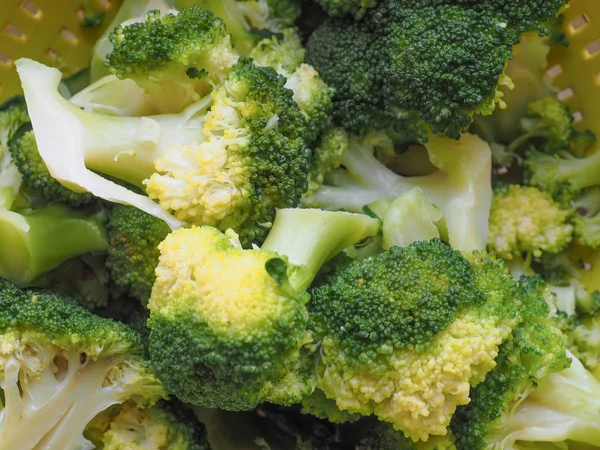 Brokkoli Kohl Brassica Oleracea Gemüse Vegetarische Und Vegane Kost — Stockfoto