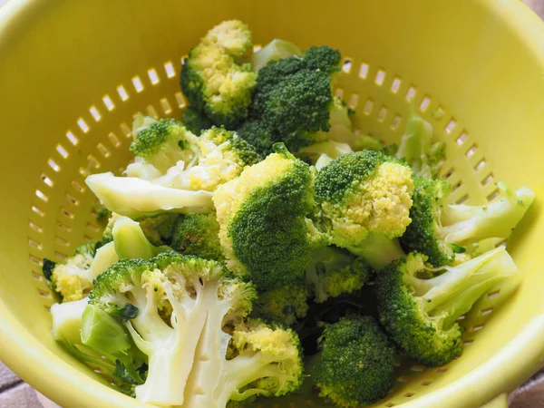 Brokkoli Kohl Brassica Oleracea Gemüse Vegetarische Und Vegane Kost — Stockfoto