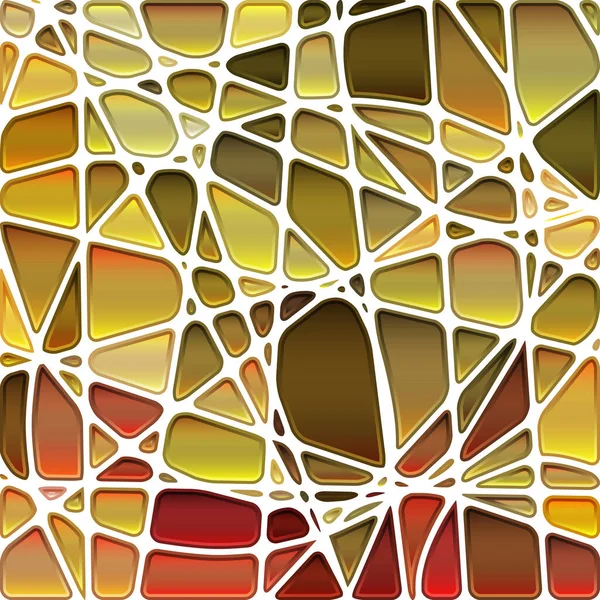 Vector Abstracto Manchado Vidrio Mosaico Fondo Marrón Beige — Foto de Stock