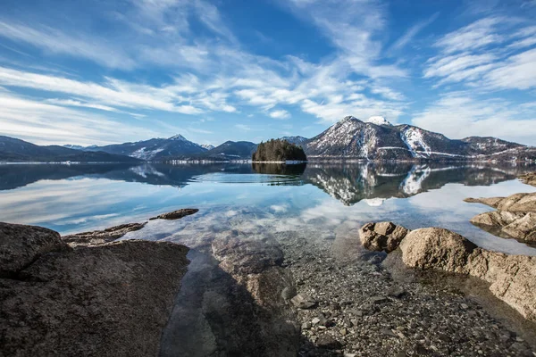 Sjö Fjällen — Stockfoto