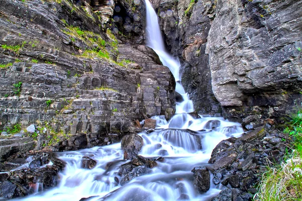 Voda Padající Fjordů Norsku — Stock fotografie