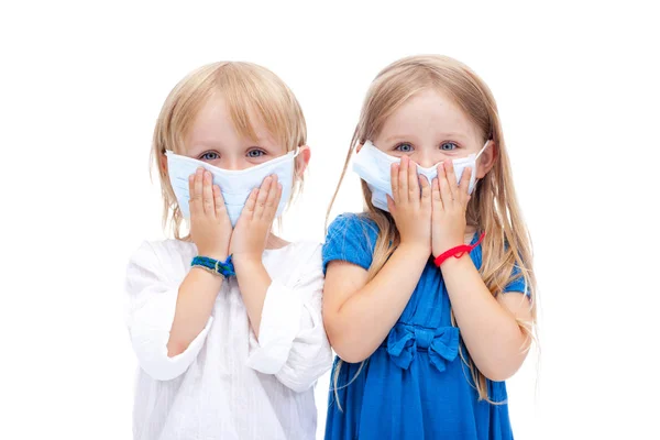 Niños Dos Años Disparos Estudio — Foto de Stock