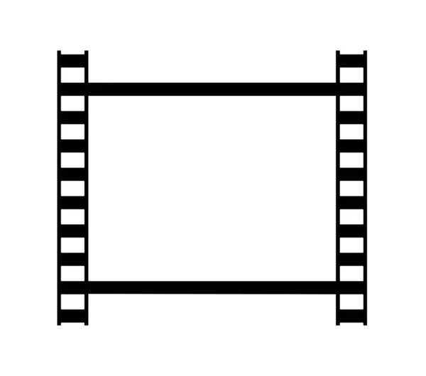 Vector Illustratie Van Een Klassieke Film Strip Frame Geïsoleerd Witte — Stockfoto