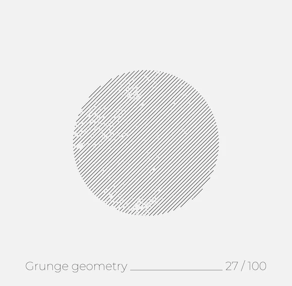 Geometrik Basit Şekil Grunge Retro Tarzı Tişört Poster Dergi Satış — Stok fotoğraf