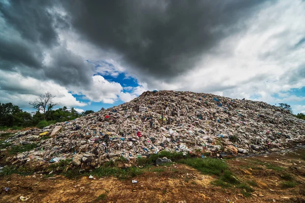 Paesaggio Con Disastro Naturale Nella Natura Nelle Nuvole — Foto Stock