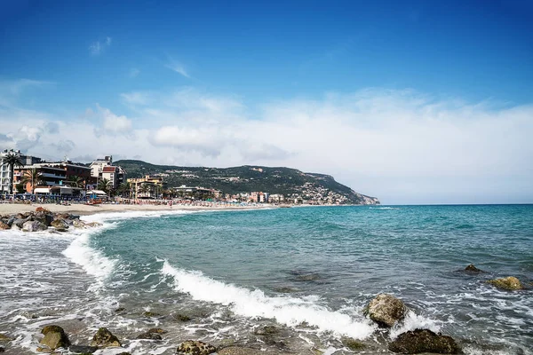 Scenic View Pietra Ligure Liguria Genova Region Italian Riviera — Stock Photo, Image