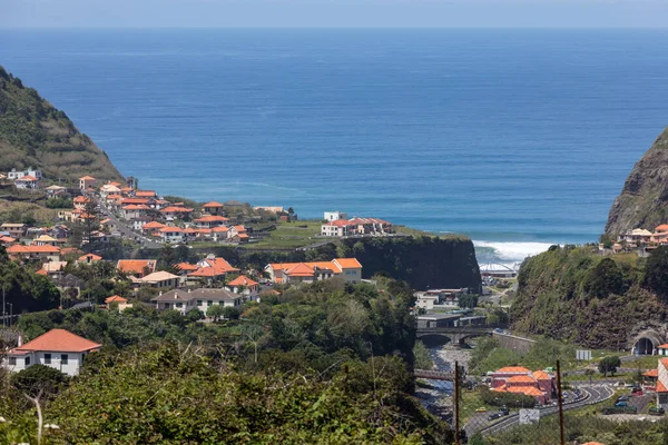 Вирощування Сіл Терас Оточенні Сан Вісенте Північне Узбережжя Острова Мадейра — стокове фото