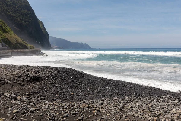 Uitzicht Noordelijke Kustlijn Van Madeira Portugal Het Sao Vicente Gebied — Stockfoto