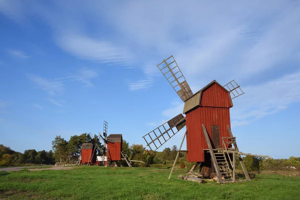 Molino Viento Isla Oland Suecia —  Fotos de Stock