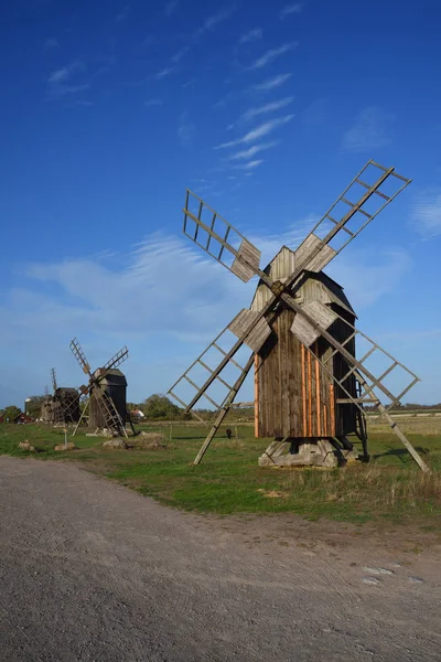 Windmolen Het Eiland Oland Zweden — Stockfoto