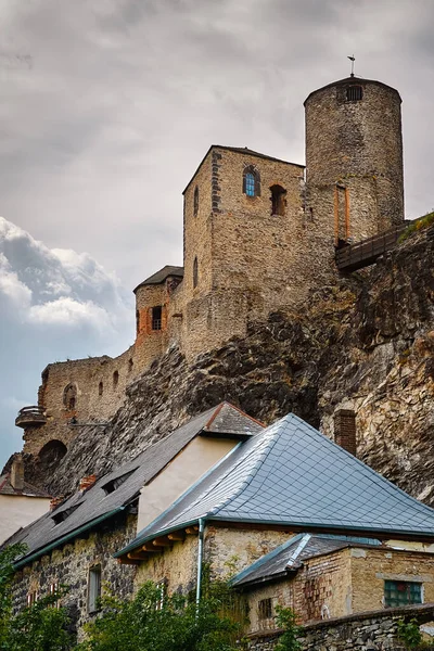Antiguo Castillo Usti Nad Labem República Checa — Foto de Stock