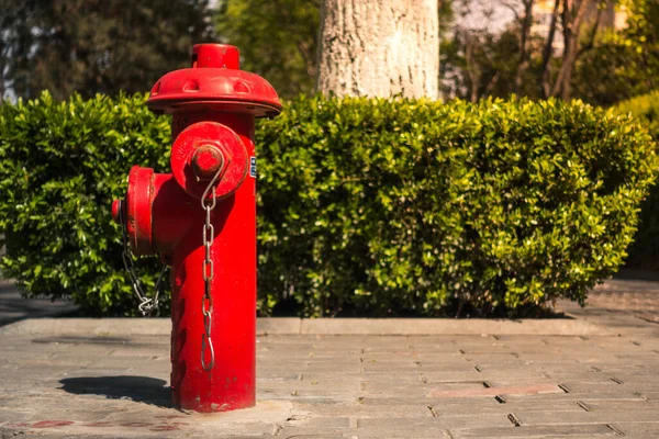 Hydrant Przeciwpożarowy Ulicy Chinach — Zdjęcie stockowe