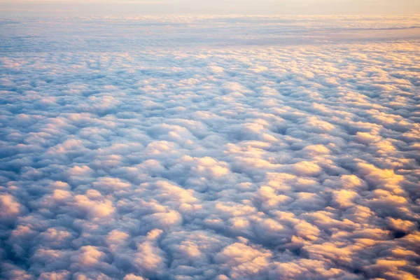 Sea Clouds Taken Airplane — Stock fotografie
